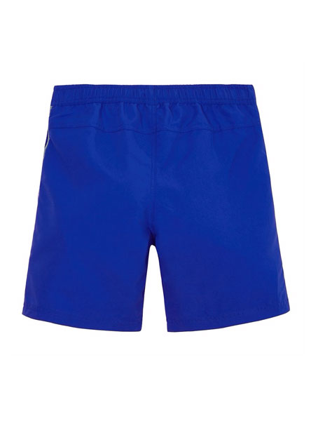 blue shorts