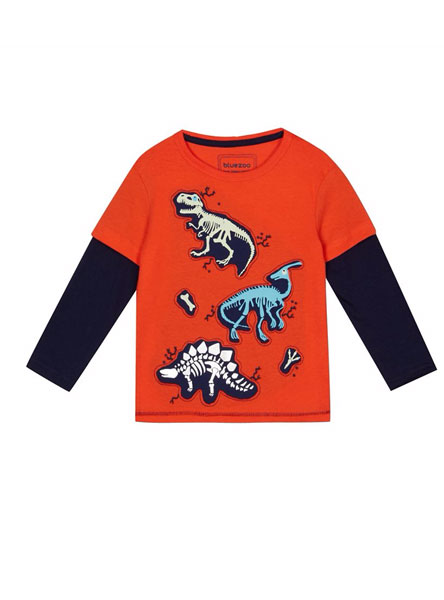 Childs dinosaur image sweater