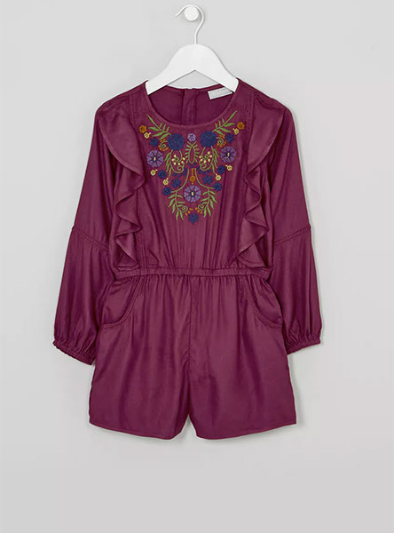 girls purple pant suit