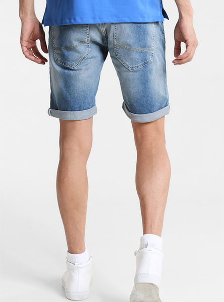 Man in blue-jean shorts 2